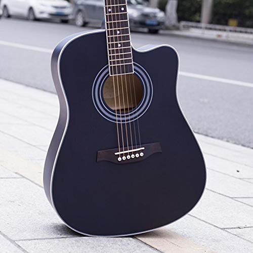 KEPOHK 36 pouces 6 cordes guitare acoustique concert électrique rose touche en bois fissure bande paquet 41 pouces… - Les Beatles, Paul McCartney, John Lennon, RIngo Starr, George Harrison KEPOHK 36 pouces 6 cordes guitare acoustique concert électrique rose touche en bois fissure bande paquet 41 pouces…