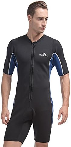 Unisex Short Sleeve 2MM Neoprene Wetsuit Men for Surfing One Piece Triathlon Scuba Diving Spearfishing Wetsuit Women Surfing