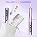 Denabuty Cordless Electric Nail Drill Machine, 13 in 1 Nail File Kit 35000RPM Professional Portable Rechargeable E File for Acrylic Polish Gel Removal Manicure Pedicure Set with 5 Speeds Violet