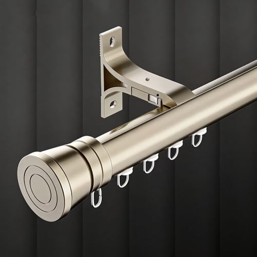 Système de rail coulissant en aluminium de qualité supérieure de 1,8 m avec rouleaux lisses, séparateur de pièce facile à installer pour salon et chambre...
