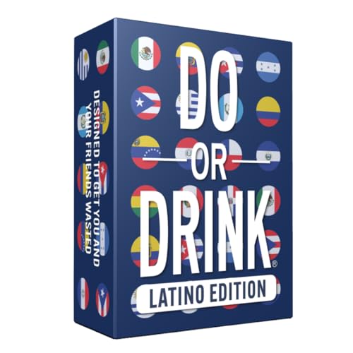 Do or Drink Latino Edition - The Adult Drinking Game for Latinos - Fun Party Games for Adults with 250 Cards - Great for Game Night Pre Games Carnitas Sundays After Parties and BBQs