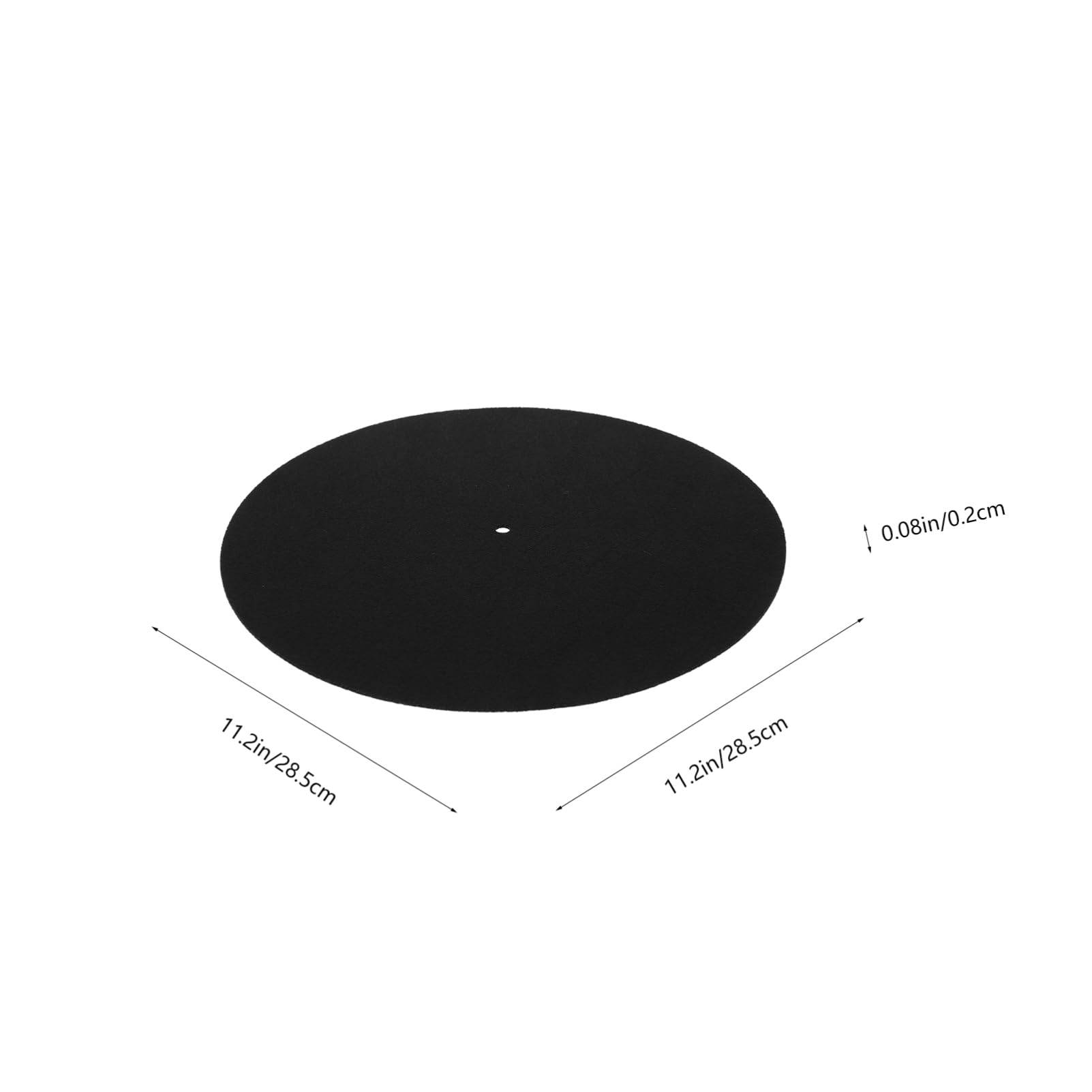SWOOMEY Turntable Platter Mat Static Slip Resistant Vinyl Record Player Mat Soft Design for Enhanced Sound Stylish Vinyl
