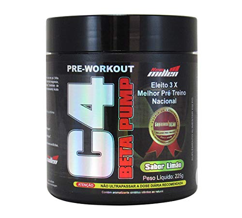 C4 Pre Treino Beta Pump 45Doses Arginina Beta alanina Taurina Cafeína (melancia)