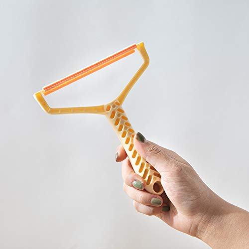 Manuelle Schaber doppelseitige Ball Entfernung Gerät Nicht Verletzt Die Kleidung Trocken Reiniger Mantel Haar Ball Kunststoff Ball messer,16.5x14cm