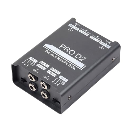 Aislador de sonido de canal y supresión de ruido para mezclador 6.5