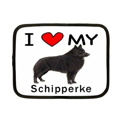 I Love My Schipperke Tablet iPad Case - 1st Generation iPad - iPad 2 - New iPad - iPad 3 - iPad 4 - Fits all iPads and tablets
