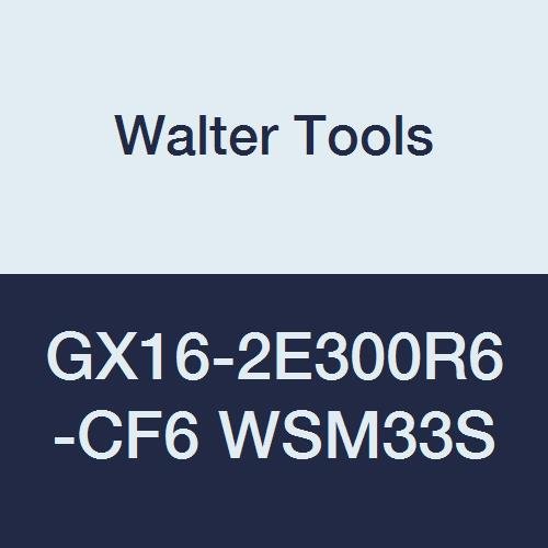 GX16-2E300R6-CF6 WSM33S Carbide Tiger-Tec Grooving Indexable Turning Insert, 0.008" Corner Radius (Pack of 10)