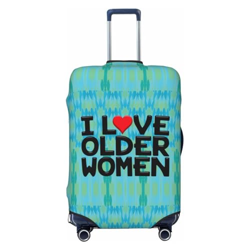 I Love Older Women Suitcase Cover,Luggage Protector Suitcase Covers For Luggage,Luggage Covers for Suitcase (Large)