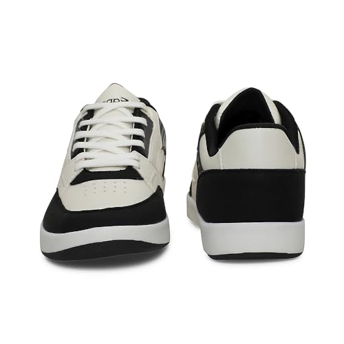 Image of Liberty Leap7x AMAZER-20E Men's Casual Lacing Sneakers, Light Grey and White | Suitable for Walking Travel, College, Office | Comfortable Lace-Up Casual Shoes | Lightweight Stylish Fashion Footwear