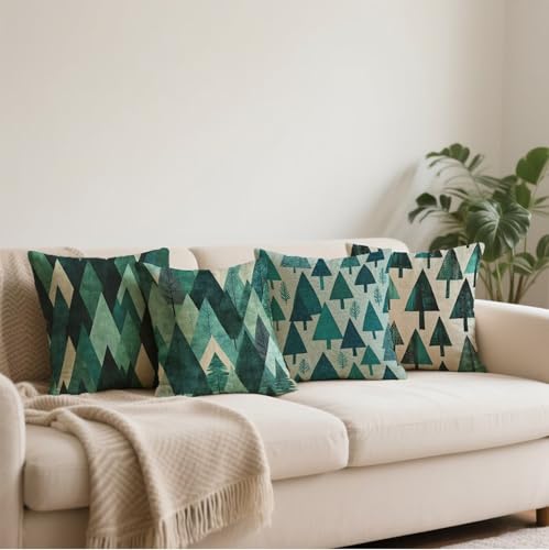 Housse de coussin extérieur imperméable 45x45 anti tache pour terrasse