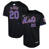 Pete Alonso New York Mets MLB Nike Kids Youth 8-20 Black Alternate Limited Player Jersey (US, Numeric, 18, 20, Regular, Black)