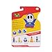 Nintendo Super Mario 4-Inch Blue Shy Guy Poseable Figure with Coin Accessory. Ages 3+ (Officially licensed)