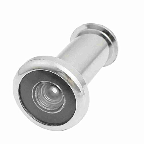 Move & Moving (TM) Home Security 180 gradi di angolo lega porta occhio spioncino spioncino tonalità argento