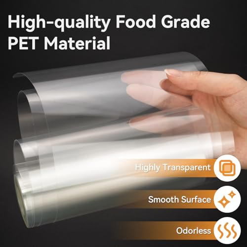 Cake Collar, 6 inch x 394inch 5.9 mil Thick Transparent Acetate Sheets Rolls for Baking with Stickers, Acetate para Pasteles Frost Form Cake Kit, Plastic Wrap Around Surrounding Edge Decorating