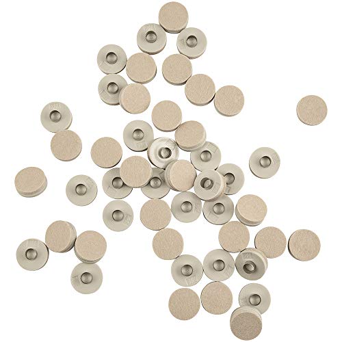 SOFTTOUCH 1″ Round Nail on Heavy Duty Felt Pads for Wood Furniture to