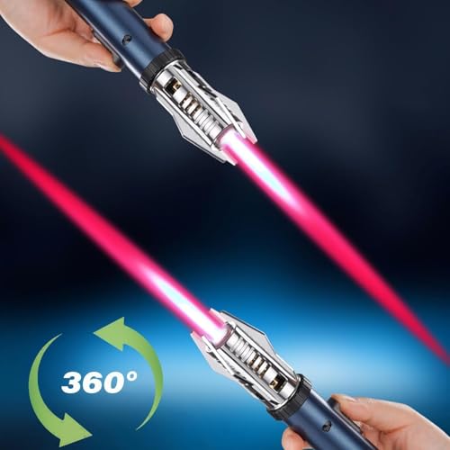 Image of Gadget Deals- Jet Flame Lighter |Metal Body- Camping Lighter |Windproof Torch Lighter with Safety Lock and Adjustable Red /Blue FlameRefillable-Jet Flame Torch Barbeque (BBQs)