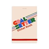ban.do Sticker Book of Goal Setting Stickers, 35 Sticker Sheets with Colorful/Fun/Positive Stickers for Journals and Planners, Issue 2