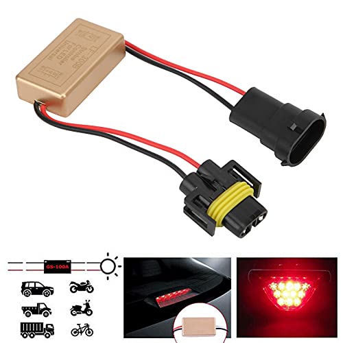 Flash Strobe Controller Box, Remind Passersby Three Color Modes Low Beam Headlights Flasher Module For Car Replacement For Car Modification #TOP3