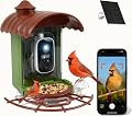Bird Feeder with Camera, Smart Bird Feeder Camera with AI Identify BirdSpecies, Solar Powered, Instant Alerts, 2K HD Video, Various DIY Addons, 2.4G WiFi, Gift for Mom Dad and Birdlover