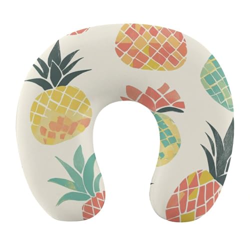 Almohada de espuma viscoelástica para cuello en viaje miniatura 1