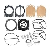 Anxingo 38mm 40mm 42mm Carburetor Repair Rebuild Kit Replacement for Kawasaki 550 650 750 SX SXI X2, Carb Rebuild Kit