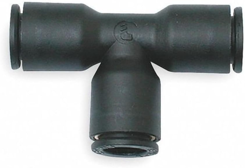 Legris 5/32" or 4mm Plastic Union Tee, Black - 3104 04 00