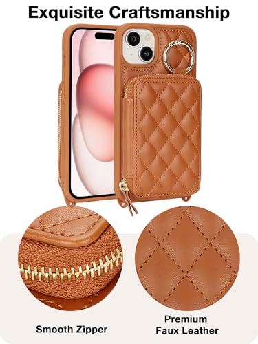Coque de protection pour iPhone 15 marron idéale pour vos sorties - 3