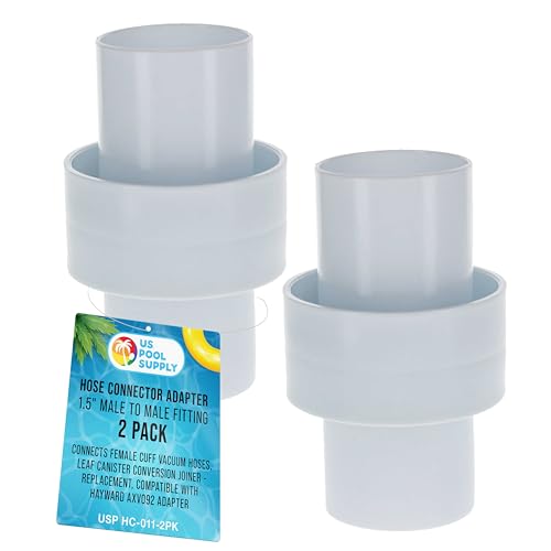 U.S. Pool Supply 1.5 Male to Male Hose Adapters