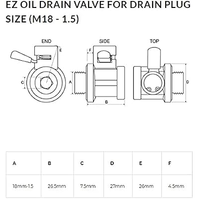 EZ-104 EZ Oil Drain Valve