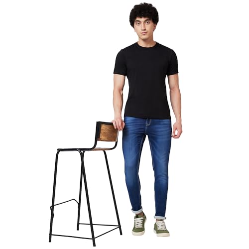 Image of Spykar Men's Skinny Fit Low-Rise Casual Jeans