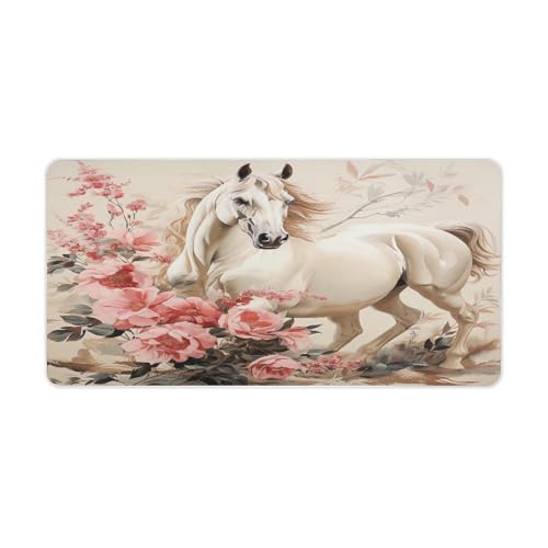 Horse Image Desk Pad �h���}�E�X�p�b�h ����~�� �m�[�g�p�\�R�� �f�X�N�v���e�N�^�[ �Q�[���p�}�E�X�p�b�h ��^�f�X�N�}�b�g �R���s���[�^�[�L�[�{�[�h ���o�[�}�b�g �I�t�B�X �z�[�� �f�X�N�p�b�h �����p