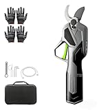 7.2V Cordless Garden Secateurs, Electric Pruning Shears with 4.2AH Rechargeable Battery, Cutting Diameter 22mm, Garden Pruners for Pruning Trees and Shrubs