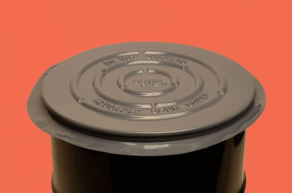 55 Gallon Open-Head Premium Reusable Drum & Barrel Cover | For Drums with No Lid or Cover