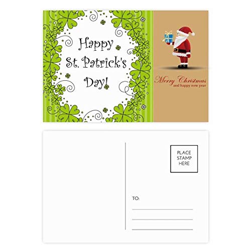 Cartes trèfle à quatre feuilles Saint-Patrick pour envoyer des vœux de bonheur aux proches