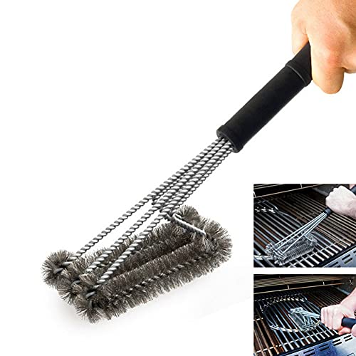 Ovenborstel 12-inch stalen draad barbecue reinigingsborstel praktische barbecue borstel voor het reinigen van de oven - Image 8