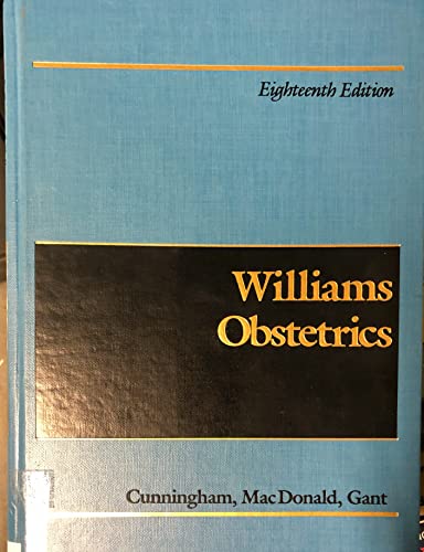 Williams Obstetrics 083859736X Book Cover