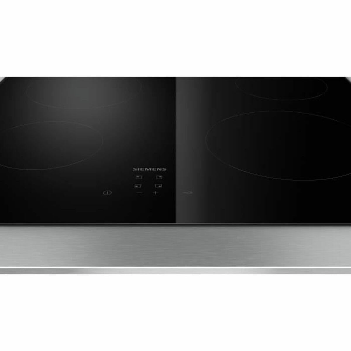 Siemens vitrocerámica 60cm 4 fuegos 6600w negra ET61RBEB8E