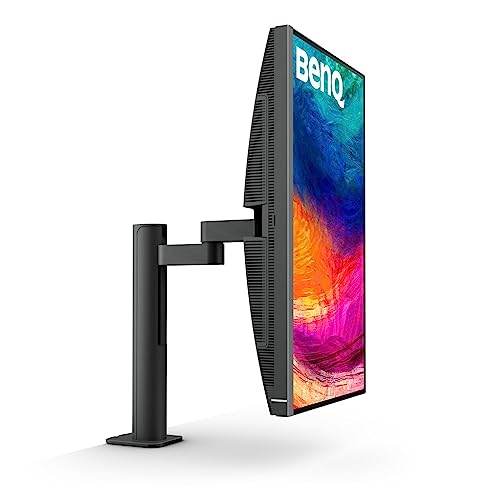 Image of BenQ PD2706UA Ergo Arm Mac-Ready 27 inch 4K UHD, 95% P3, 99% Rec.709 & sRGB, IPS, Built-in Ergo Arm, ICCSync, Uniformity, Delta E≤3, Factory-Calibrated, AQCOLOR, Pantone, USB-Hub, USB-C (90W)