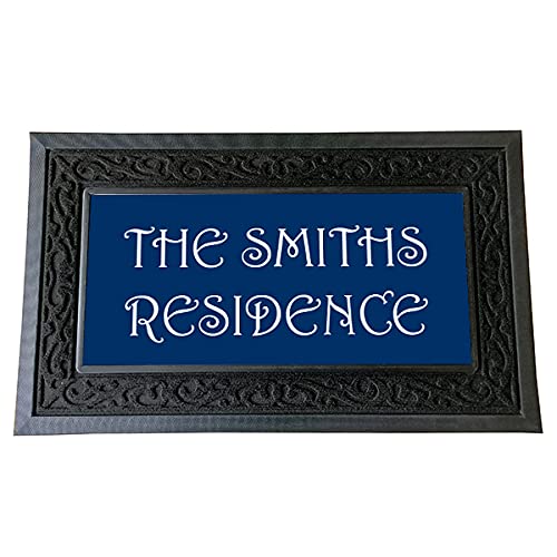 Pajo Personalised Heavy Duty Door Mat 750x450mm With 1 Insert.
