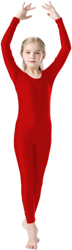 Girls Kids Long Sleeve Dance Unitard Bodysuits Full Body Leotard for Ballet,Gymnastics,Performance,Costumes - Image 3