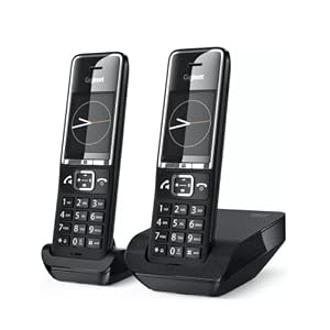 Telephone Comfort 550 Duo Noir Gigaset L36852-H3001-N104