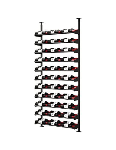 Soporte Modular para 66 Botellas Ultra Wine Racks Negro