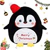   Hopearl-Christmas-Penguin-Plush-Toy-Xmas-Pillow-Stuffed-Animal-Smooth-Plushies-Pillow-Cute-Festival-Gifts-for-Kids-Boys-Girls-Soft-Toy-15