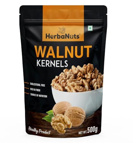 Herbanutss 100% Natural Dried Premium California Walnut Kernels 500gm, | Pure Without Shell Walnut Kernels | Akhrot Giri Dry Fruit, Akrot (B0CTXGWH5Q) Amazon Price History, Amazon Price Tracker