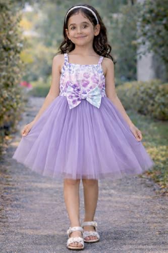 Image of Buy & Try Baby Girl's Modal Printed Frock Mini Length Short Frocks Dress.