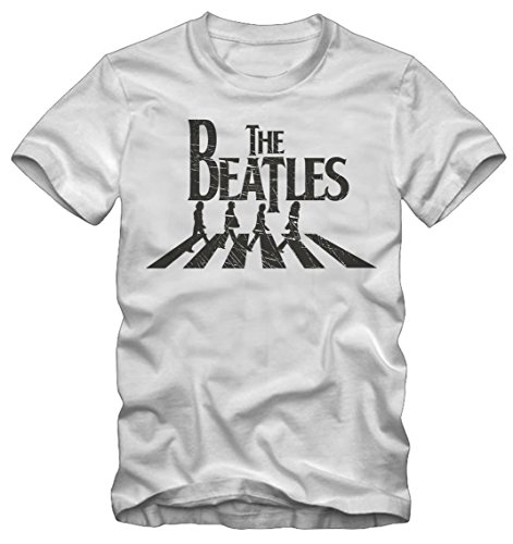 Bisura T-Shirt The Beatles (Uomo, Bianco)