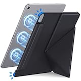 【2025年新登場・エッジ保護・磁気吸着式】HEIGKOIK iPad A16 ケース iPad 第10世代 / 第11世代 専用カバー (2022/2025モデル) ペン収納 スタンド機能 横置き・縦置き対応 三角構造 超薄型・軽量 安定設計 折りたたみ式 角度調整可能 全面保護 耐衝撃 オートスリープ対応 (ブラック)