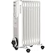 Produktbild VonHaus 2000W Öl-Radiator mit 9 Rippen, 3 Heizstufen, regulierbarem Thermostat  Weiß MIT SchuKo Stecker