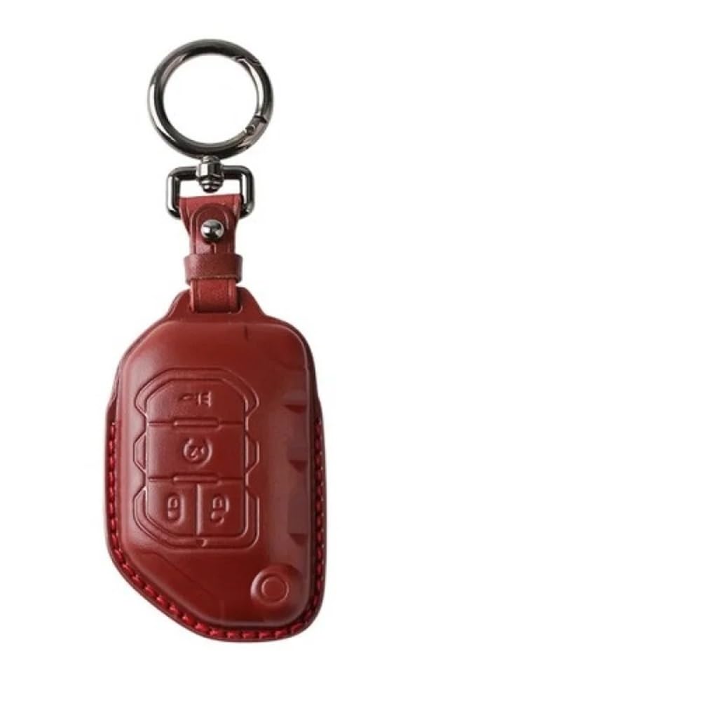 para Llave de Coche Funda para Mando a Distancia de Coche para JT, para Gladiator, para Wrangler para JL(Red)