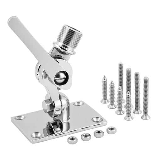 Support à cliquet réglable pour bateau en acier inoxydable 316